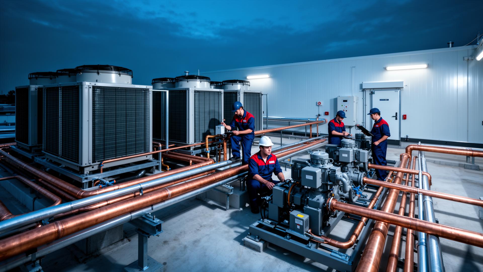 Equipamentos de refrigeração e climatização industrial